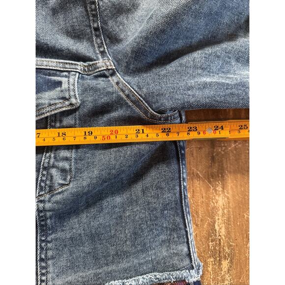 Paul & Joe Sister Peterson Denim Flannel Shirt Faux Sherling Jacket Size 40 - Picture 6 of 8